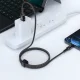 Acefast C1-02 USB uz Lightning kabelis, 2.4A, 1.2m, melns