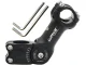 Regulējams velosipēda stūres iznesums AHEAD 28,6 / 31,8 mm, melns