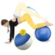 Vingrošanas bumba 4FIZJO Reh Ball 55 cm, zila
