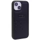 Audi iPhone 15 Plus / 14 Plus vāciņš GT Synthetic Leather, melns
