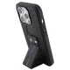 BMW Grip Stand Smooth & Perforated vāciņš iPhone 15 Pro ar statīvu, melns