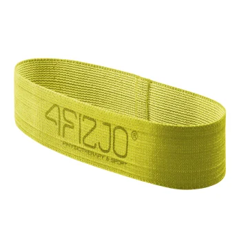 4Fizjo Flex Band auduma pretestības gumija 23-29 kg, dzeltena