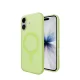 Puro Daylight MagSafe saderīgs silikona vāciņš iPhone 17, Translucent Green