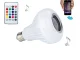 LED RGB spuldze E27 ar Bluetooth skaļruni un tālvadības pulti