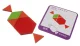 Attīstošā koka Puzle - Ģeometriskas Figūras | Educational Puzzle Geometric Figures