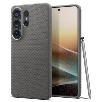 Spigen Samsung Galaxy S26 Ultra vāciņš Liquid Air, marmora pelēks