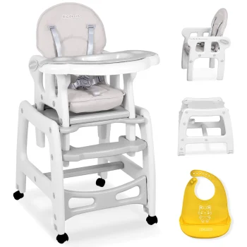 Ricokids 7090 Sinco 5-in-1 barošanas krēsliņš, pelēks
