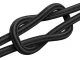 3-in-1 USB kabelis Lightning / Micro USB / Type-C 1,2 m melns