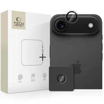 Kameras aizsargstikls Tech-Protect Camring Fit+ modelim iPhone 17 Air, caurspīdīgs