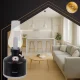 Gaisa mitrinātājs un naktslampiņa Ruhhy Aive Retro, 280 ml, RGB LED, melns