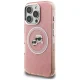 Karl Lagerfeld iPhone 16 Pro vāciņš IML Glitter MagSafe, rozā