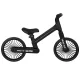 Līdzsvara velosipēds Trike Fix Glow LED, melns