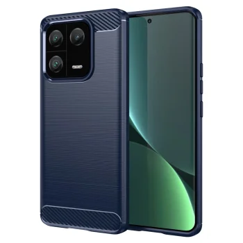 Xiaomi 13 Pro 1.8mm Carbon Fiber TPU Protective Case Cover, Blue | Telefona Vāciņš Maciņš Apvalks Bamperis