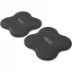 4Fizjo jogas ceļgalu paliktņi, 2 gab., melni