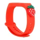 Telcon bērnu siksniņa Smart Band M5 / M6 / M7, Red Strawberry