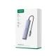 Ugreen CM473 USB-C centrmezgls (HUB) - 2x USB-A / 2x USB-C, pelēks