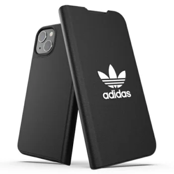 Adidas OR Booklet Case Basic atverams vāciņš iPhone 13/14/15 6.1", melns/balts
