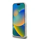 Guess vāciņš iPhone 16 Pro 6.3\" HC MagSafe IML Glitter Circle, caurspīdīgs