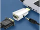 Video adapteris HDMI - VGA ar 3.5 mm audio kabeli
