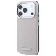 Karl Lagerfeld Grained Mono Resin Logo MagSafe vāciņš iPhone 17 Pro / 18 Pro, rozā