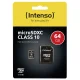 Intenso 64GB microSDXC Class 10 atmiņas karte ar adapteri