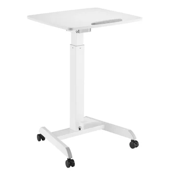 Ergonomisks galds Maclean MC-892W, regulējams augstums (balts)