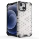 Aizsargvāciņš iPhone 13 mini Honeycomb Case ar TPU rāmi, melns