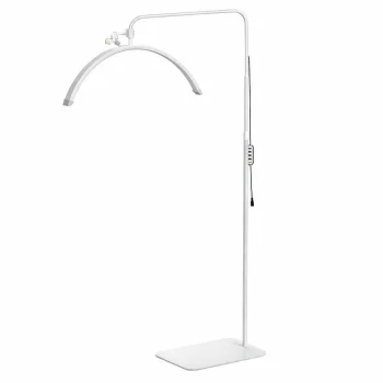 Pusmēness grīdas kosmētiskā lampa 40W LED, 2500 lm, balta