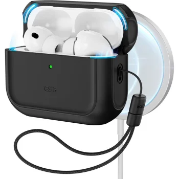 ESR Orbit HaloLock MagSafe austiņu maciņš AirPods Pro 3, melns