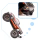 Radiovadāmā Mašīna Q901 1:16 2.4G 4CH, 52 km/h, Sarakana | Remote Control RC Car, Red