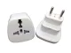 Universāls ceļojumu adapteris, UK uz EU (2-pin), Balts