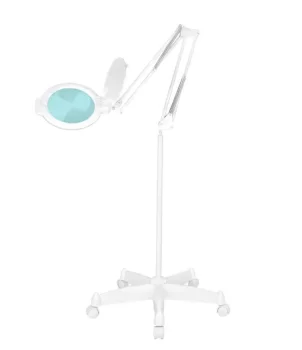 Glow Moonlight 8013/6" LED palielināmā lampa ar statīvu Balta (VEIKALA DEMO)