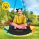 4Fizjo 2199 bērnu dārza šūpoles Bocianie Gniazdo 90 cm, daudzkrāsainas