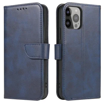 Xiaomi Redmi Note 12 5G / Poco X5 5G Magnet Elegant Bookcase Cover Case, Blue | Telefona Vāciņš Maciņš Apvalks...