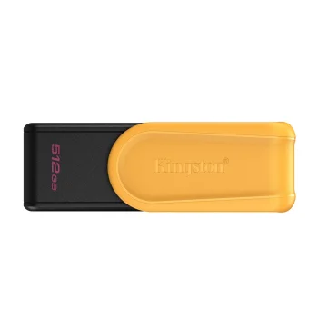 Kingston DataTraveler Exodia S Zibatmiņa 512GB USB 3.2, Melna/Dzeltena