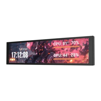 Papildus monitors Darkflash V92 9.2" IPS 1920 x 462 USB-C melns