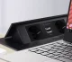 Iebūvējama galda kontaktligzda Izoxis ar 2 ligzdām un 2 USB portiem, melna