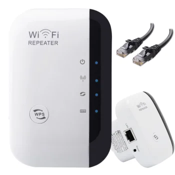 Wi-Fi Pastiprinātājs 300Mbps, Signāla Uzlabotājs, Maršrutētājs, AP/Repeatera Režīmi | Powerful Wi-Fi Repeater,...