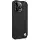 BMW iPhone 14 Pro Max vāciņš Silicone Metal Logo, melns