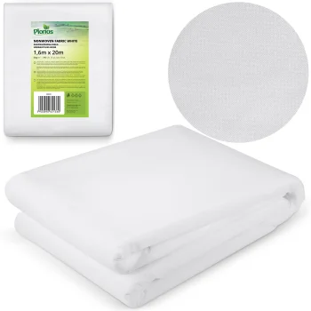 Agrotīkls augu nosegšanai Plonos 1,6 x 20 m (50 g/m²), balts