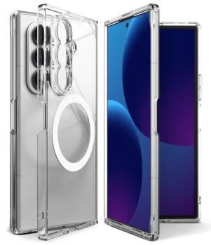 Ringke Fusion Magnetic MagSafe vāciņš Samsung Galaxy Z Fold 8 Ultra, caurspīdīgs