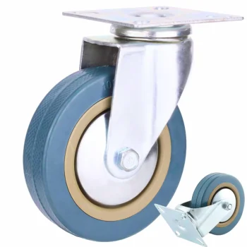 Grozāms mēbeļu ritentiņš 100 mm (4 collas), zils