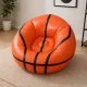 Piepūšams atpūtas krēsls Basketbola bumba, 60 x 95 cm, oranžs