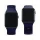 Silikona siksniņa 3mk priekš Apple Watch 38 / 40 / 41 mm, zila
