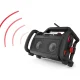 Būvlaukuma radio PerfectPro ROCKPRO DAB+ Bluetooth FM IP65, melns