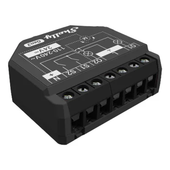 Shelly 2PM Gen3 2 kanālu viedais kontrolieris ar enerģijas mērīšanu, Wi-Fi / Bluetooth