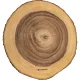 Zassenhaus 59083 apaļš servēšanas šķīvis, akācijas koks, 45 cm