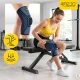 4Fizjo 912 elastīga ceļgala un ceļa skriemeļa ortoze, izmērs L, melna/zila