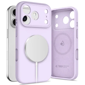 Vāciņš Tech-Protect Silicone MagSafe priekš iPhone 17 Pro, violets