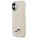 Karl Lagerfeld iPhone 17 vāciņš ar MagSafe, Karl&Choupette logo un metāla kameras pogām